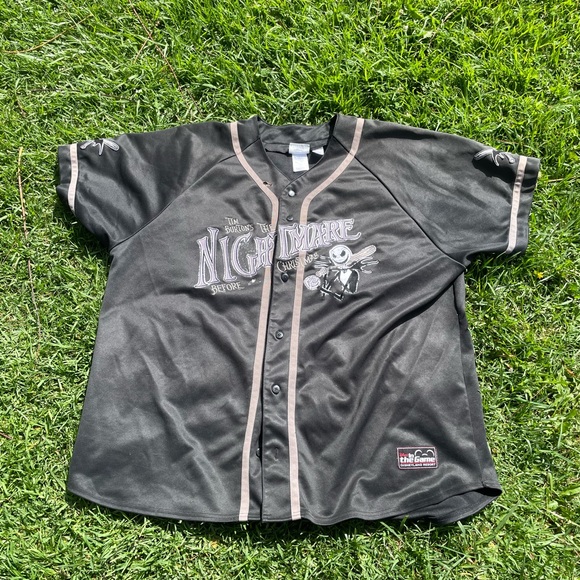 Disney Parks Nightmare on Elm Street Baseball Jersey Jack Skellington XXL - Picture 1 of 9